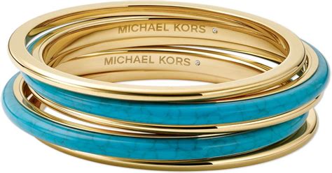 michael kors turquoise cuff bracelet watch